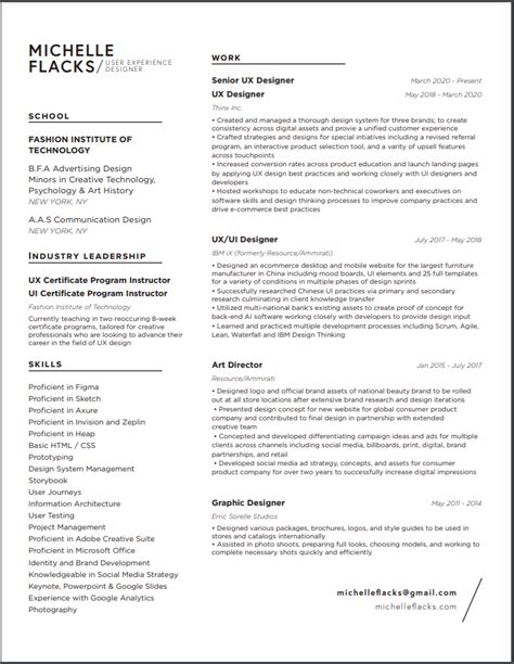 18 Best Free Ui Designer Resume Samples And Templates