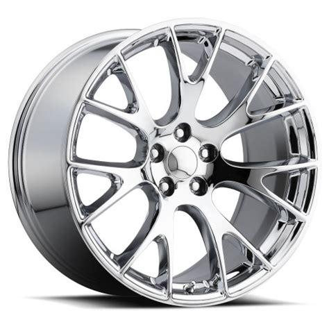 Hellcat Style 20 Wheels Chrome Dodge Challenger 300 Charger Magnum Set