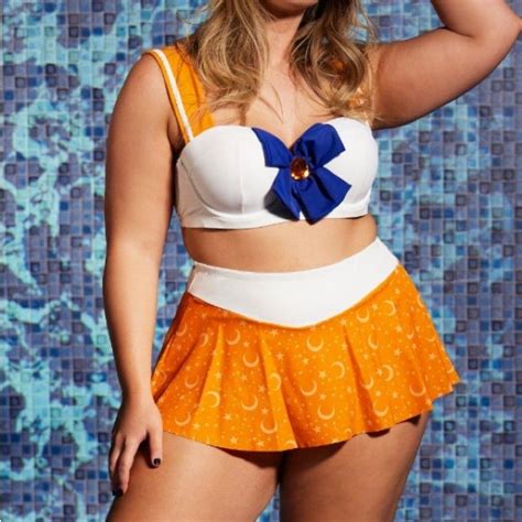 Hot Topic Swim Sailor Moon Sailor Venus Skirted Swim Bottoms Plus Size Hot Topic Poshmark