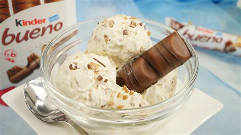 Kinder Bueno Eis Ohne Eismaschine Eiscreme Selbermachen Kochkino De