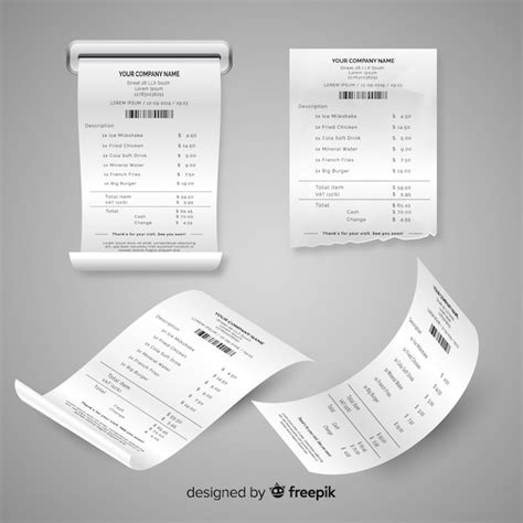 Trending Digital Receipts Template Beautiful : Receipt Templates