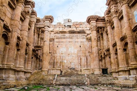 Roman city ruins of the ancient Baalbek in Lebanon - stock photo 775207 ...