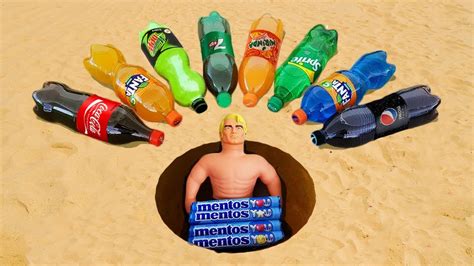 Experiment Stretch Armstrong Vs Coca Cola Light Fanta Pepsi Sprite