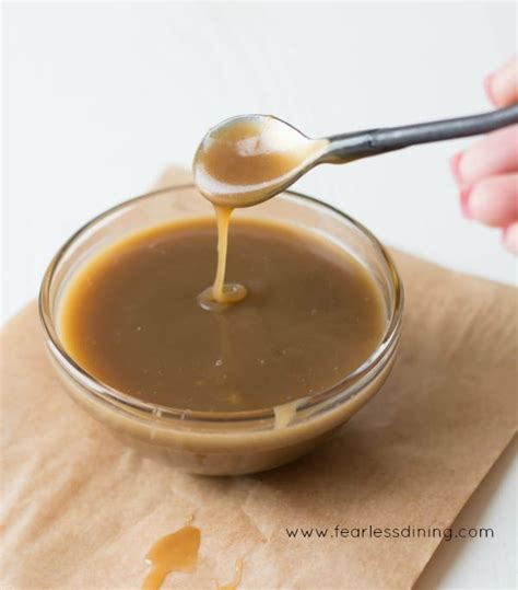 5 Ingredient Bourbon Butterscotch Sauce Fearless Dining