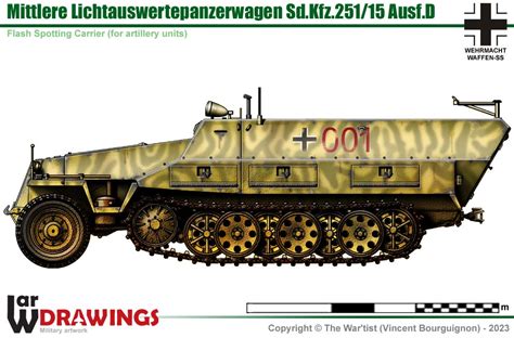 Sd Kfz 251 15 Ausf D Mittlere Lichtauswertepanzerwagen