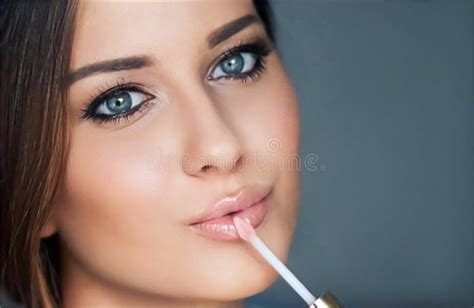 Beauty Makeup And Skincare Cosmetics Model Face Portrait Beautiful