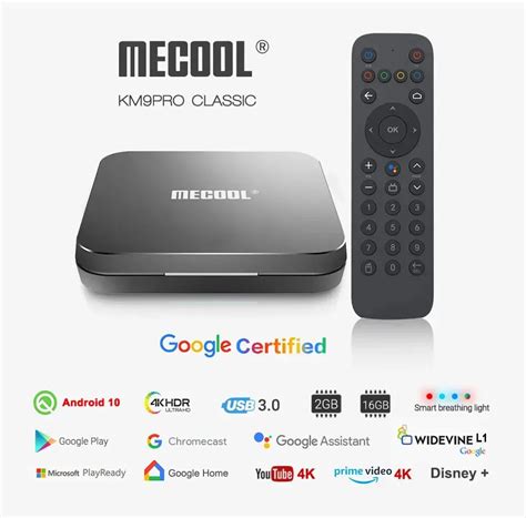 Mecool KM9 Pro Classic Google Certified Amlogic S905X2 Android 10 0 2G