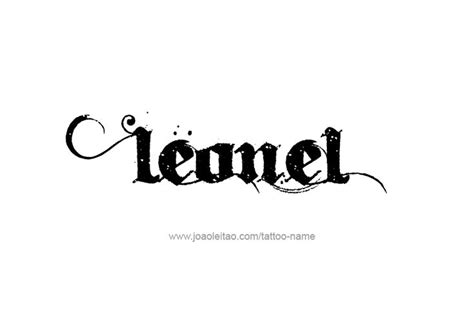 Leonel Name Tattoo Designs Name Tattoos Names Name Tattoo Designs