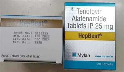 Mylan Hepbest Tenofovir Alafenamide Mg Tablets Tabs Treatment