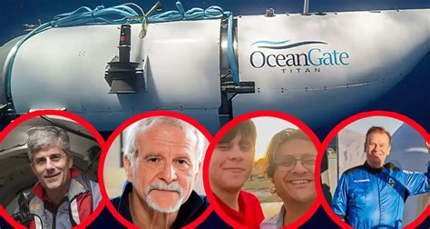 Estos son los 5 pasajeros que murieron en el submarino Titán