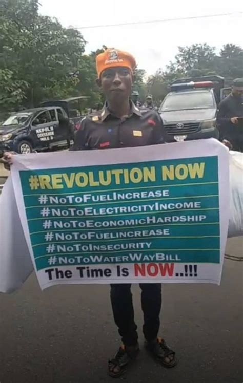 Happy Independence Day Nigeria October 1st Protest Pictures As Police