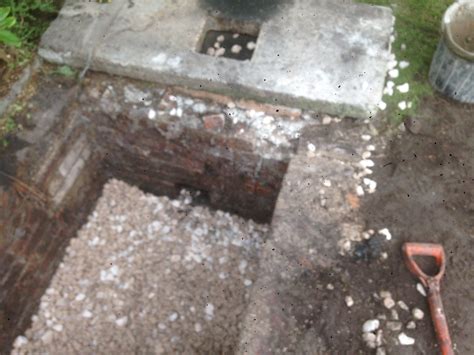 Brick Septic Tank Repair Burscough PJC Groundworks Lancashire