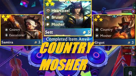 Country Mosher Best Tft Comp In Remix Rumble 3 Star Sett Samira