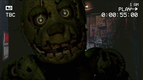 Springtrap In FNAF 1 Mp4 FNAF VHS YouTube