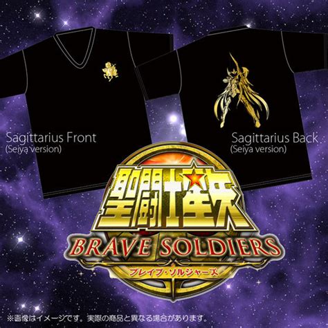 聖闘士星矢 ブレイブ・ソルジャーズコラボtシャツ 射手座の星矢 聖闘士星矢シリーズ ファッション・アクセサリー アニメグッズ