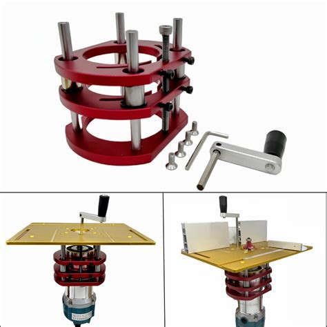 Router Lift Para 65mm Di Metro Motors Carpintaria Router Tabela Inserir