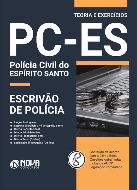 Apostila Pc Es Em Pdf Escriv O De Pol Cia