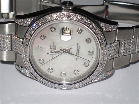 R Plica De Lujo Rolex Datejust Ii Xl Mop Oyster Perpetual Diamonds La