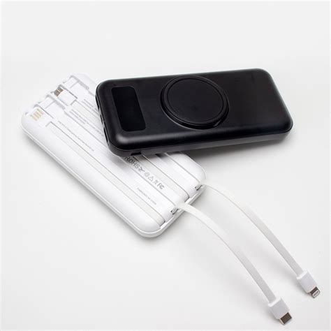 Brinde Power Bank 10 000mAh Carregamento via Indução ou via Cabo