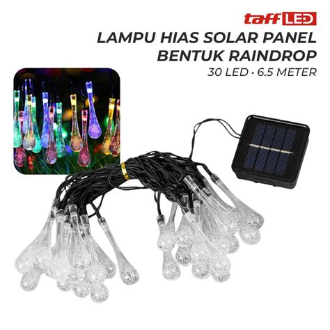 Jual Taffled Lampu Hias String Lights Solar Panel Led Modes