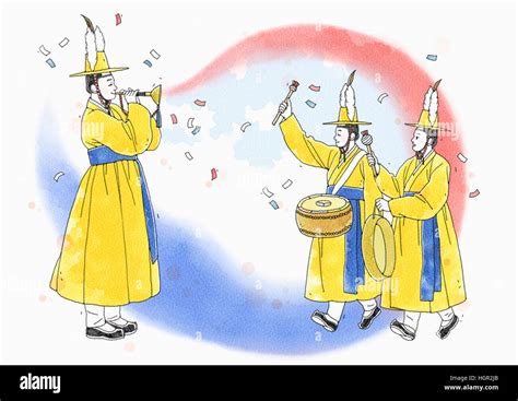 Traditional Korean music Stock Photo - Alamy