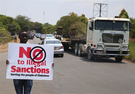 Hello Africa Zimbabwean Youth Protest Against U S Imposed Sanctions On Anti Sanctions Day Xinhua