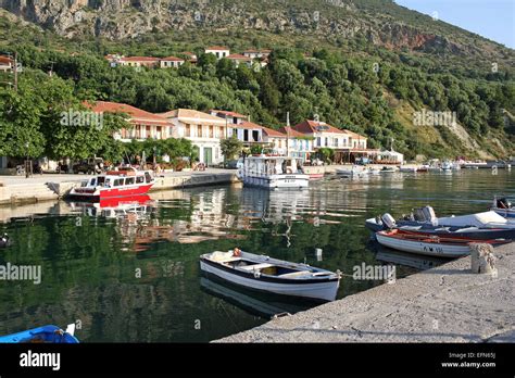 Kalamos Harbour Kalamos Island Municipality Of Lefkada Ionian Sea