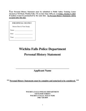 Fillable Online Wichita Falls Police Department Fax Email Print - pdfFiller