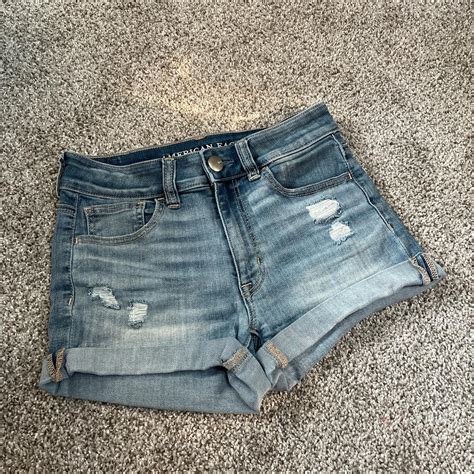 American Eagle Super Super Stretch Hi Rise Shortie Depop