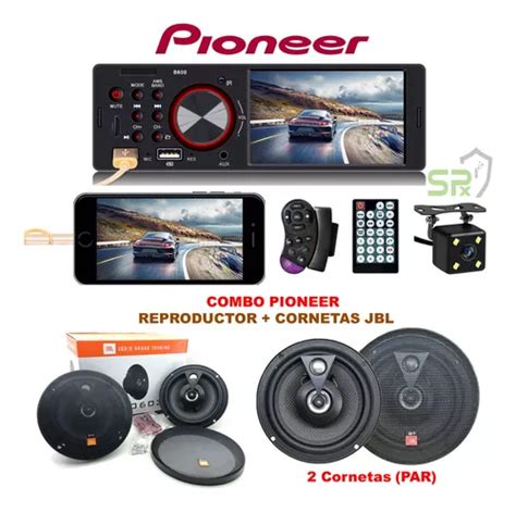 Combo Reproductor Pioneer Con Camara Cornetas Jbl Gto Mercadolibre