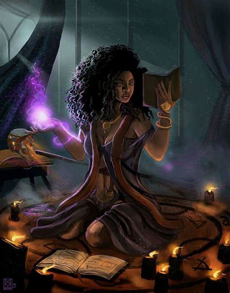 Afro Natural Hair Art Natural Witch Art Black Art Art