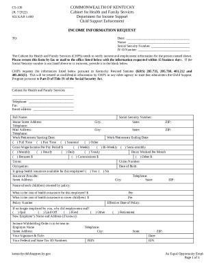 Income Ination Request Doc Template Pdffiller