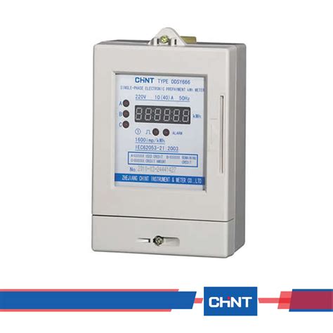 Ddsy666 Single Phase Prepayment Electronic Meter Chint Uganda