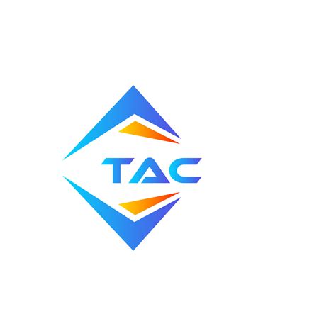 TAC abstract technology logo design on white background. TAC creative ...