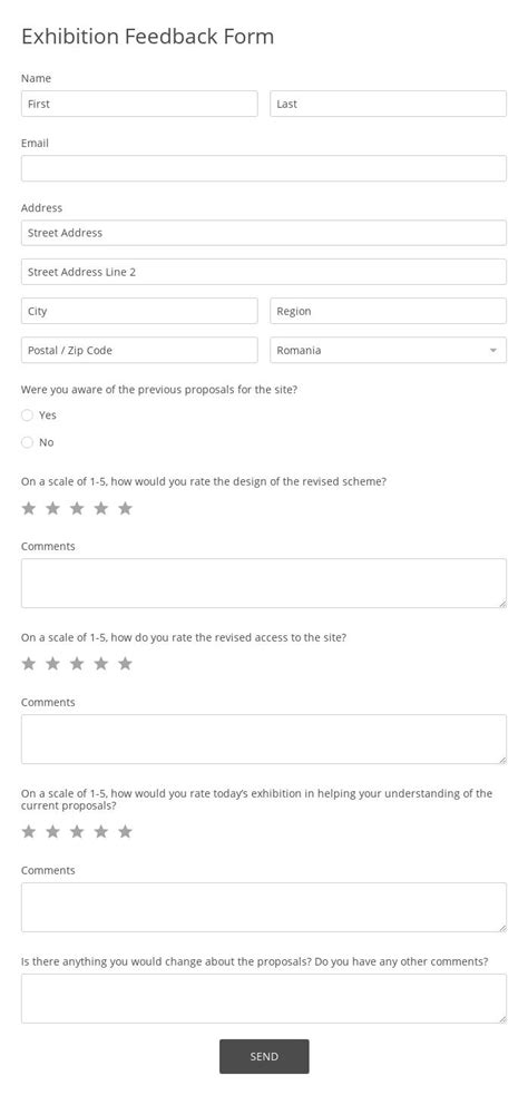 Feedback Forms Online Form Templates For Feedback 123 Form Builder