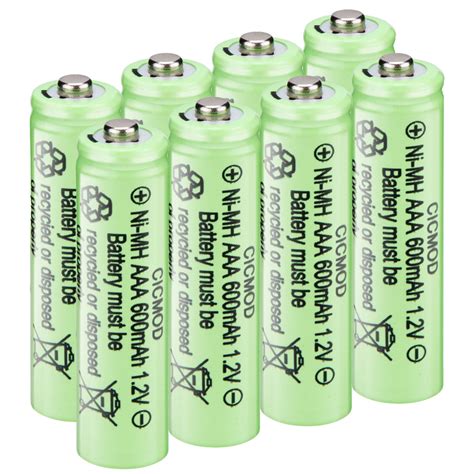 4 24 X Rechargeable Battery 1 2v Aaa 600mah Pre Charged Ni Mh Batteries Triple A Ebay