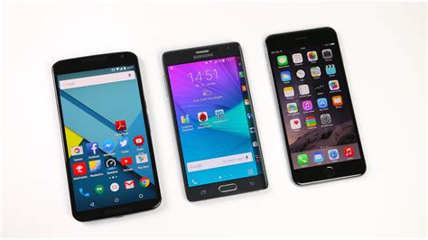 Google Nexus 6 Vs Samsung Galaxy Note Edge Vs Apple IPhone 6 Plus