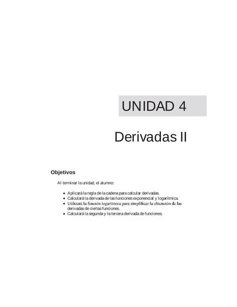 PDF UNIDAD 4 Derivadas IIgc Initelabs Recursos Files R157r