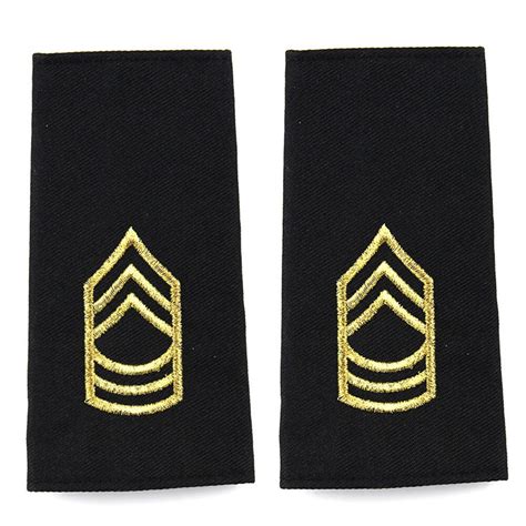 army master sergeant patches pins official msg rank insignia
