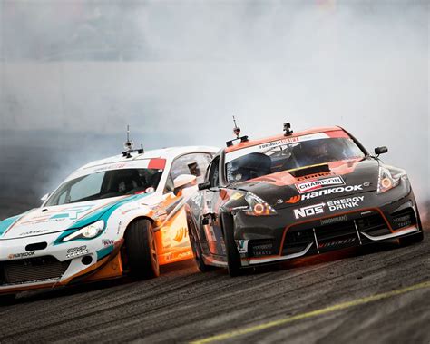 Chris Forsberg Puts Aem Powered Nissan Z On Formula Drift Podium