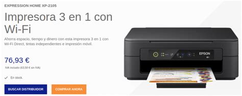 Impresora Epson Expression Home XP 2105 Review Del Experto