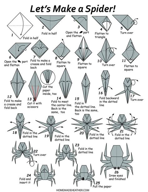 Free Origami Insect Printable Designs Origami Insects Creative