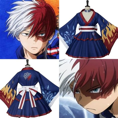 Vintagecos Boku No Hero Academia Kimono Dress Outfit Midoriya Izuku