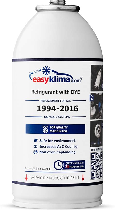 Auto Easy Klima EasyKlima Refrigerant AC Refill Set With Leak Detector