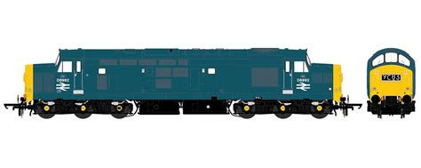 Accurascale Class 37 Br Blue Pre Tops D6992 Acc2610 Acc2624 Dcc