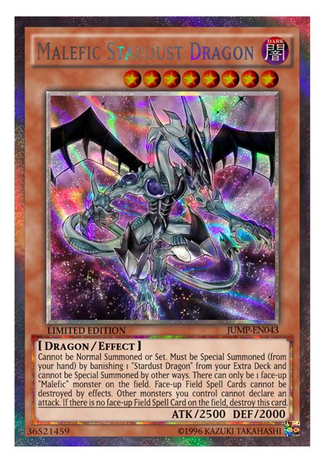 Malefic Stardust Dragon By Yugi On Deviantart