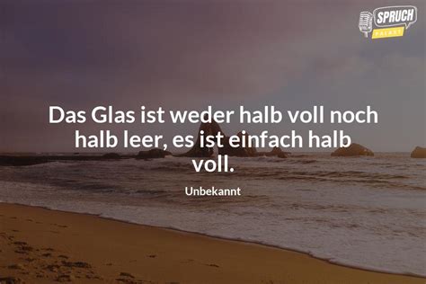 Glas halb voll oder halb leer Wie du deine Perspektive änderst und das