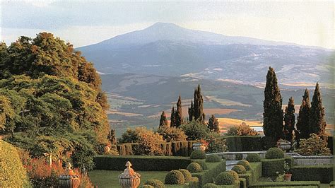 Das Landgut La Foce Im Val DOrcia In Der Toskana Italien