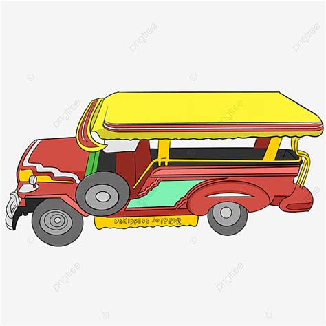 Jeepney Driver Png Philippine Jeepney Drawing Clipart Full Size Hot