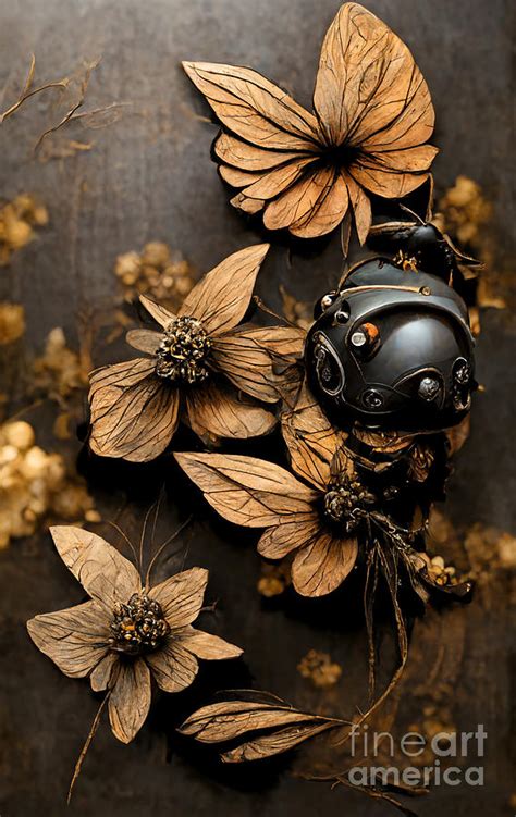 Steampunk Flowers 6 Digital Art By Sabantha Pixels